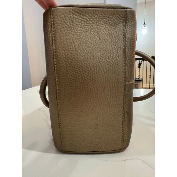 Cole Haan Metallic Bronze Carry-All Satchel Shoulder Bag – Leather Purse - Picture 3 of 5